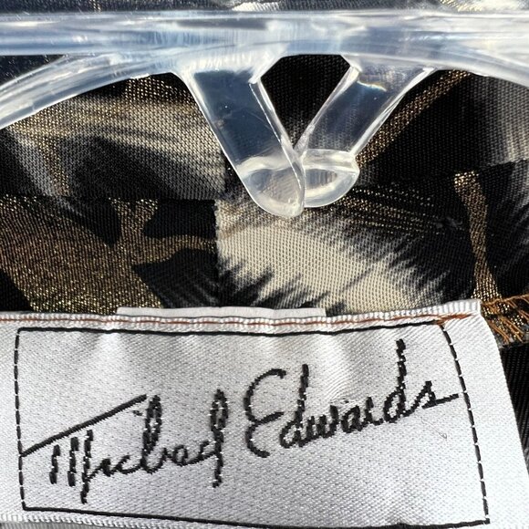 Statement Animal Print Cardigan Small Cocktail Party Mob Wife Evening Glam Layer - Picture 4 of 8